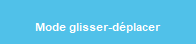 Clavier de caisse affichant le mode glisser-déplacer actif pour le repositionnement des touches.